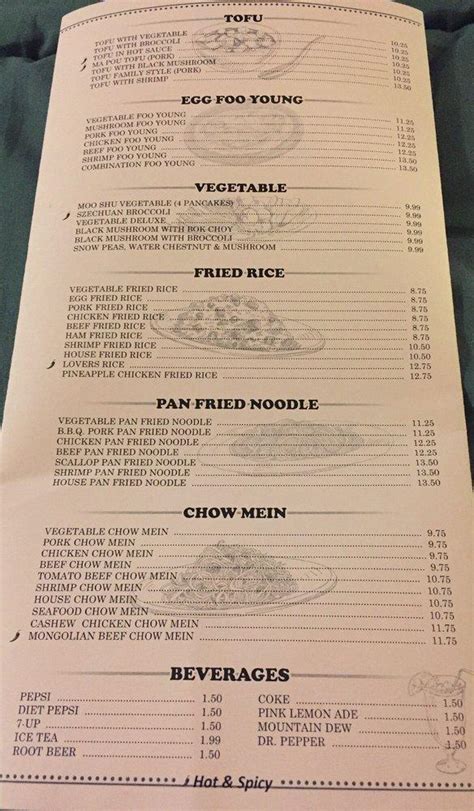 Whether you're craving late-night food or looking for vegetarian options, China Garden has got you covered. . China garden restaurant winnemucca menu